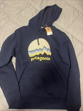 Patagonia Navy Pullover Hoodie moonlight uprisal nwt